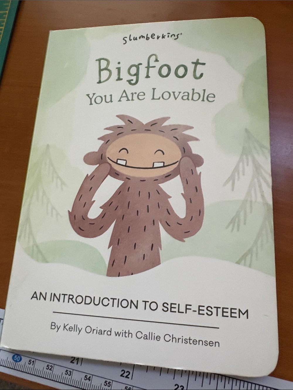 Slumberkins Bigfoot You Are Loveable book
